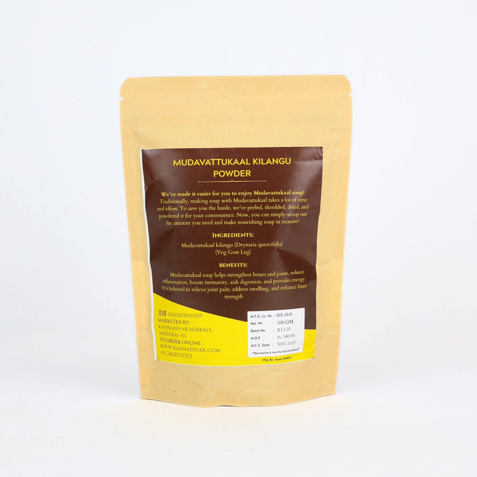 Mudavattukaal kilangu powder 1